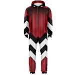 Black Lodge Chevron Hooded Jumpsuit (Men)