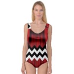 Black Lodge Chevron Princess Tank Leotard 