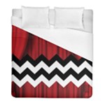 Black Lodge Chevron Duvet Cover (Full/ Double Size)