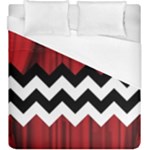 Black Lodge Chevron Duvet Cover (King Size)