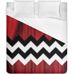 Black Lodge Chevron Duvet Cover (California King Size)