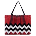 Black Lodge Chevron Medium Tote Bag