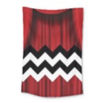 Black Lodge Chevron Small Tapestry