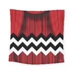 Black Lodge Chevron Square Tapestry (Small)