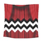 Black Lodge Chevron Square Tapestry (Large)