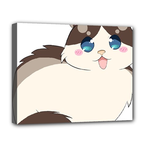 Ragdoll Cat for Life Deluxe Canvas 20  x 16   from ArtsNow.com