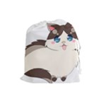 Ragdoll Cat for Life Drawstring Pouches (Large) 