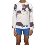 Ragdoll Cat for Life Kids  Long Sleeve Swimwear