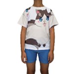 Ragdoll Cat for Life Kids  Short Sleeve Swimwear