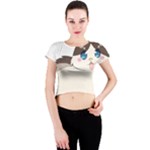 Ragdoll Cat for Life Crew Neck Crop Top