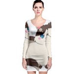 Ragdoll Cat for Life Long Sleeve Bodycon Dress