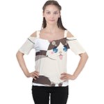 Ragdoll Cat for Life Women s Cutout Shoulder Tee