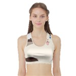 Ragdoll Cat for Life Sports Bra with Border