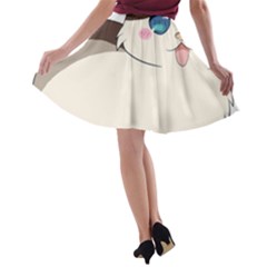 A-line Skater Skirt 