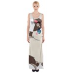 Ragdoll Cat for Life Maxi Thigh Split Dress