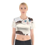 Ragdoll Cat for Life Cotton Crop Top