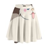 Ragdoll Cat for Life High Waist Skirt