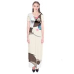 Ragdoll Cat for Life Short Sleeve Maxi Dress