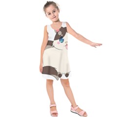 Kids  Sleeveless Dress 