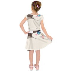 Kids  Short Sleeve Dress 