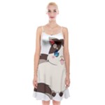 Ragdoll Cat for Life Spaghetti Strap Velvet Dress