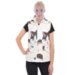 Ragdoll Cat for Life Women s Button Up Puffer Vest