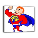 Redhead Super Dad Deluxe Canvas 20  x 16  (Stretched)