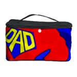 Fathers Day Black Super Dad Cosmetic Storage Case