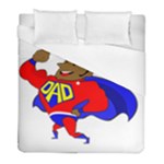 Fathers Day Black Super Dad Duvet Cover (Full/ Double Size)