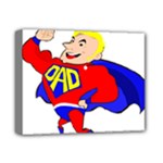 Fathers Day Blonde Super Dad Deluxe Canvas 14  x 11  (Stretched)