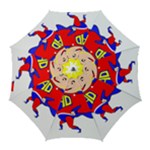 Fathers Day Blonde Super Dad Golf Umbrella