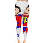 Fathers Day Super Dad Leggings 