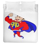 Fathers Day Super Dad Duvet Cover (Queen Size)