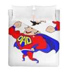 Fathers Day Super Dad Duvet Cover Double Side (Full/ Double Size)