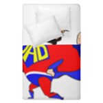 Fathers Day Super Dad Duvet Cover Double Side (Single Size)