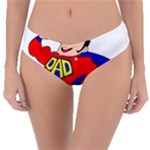 Fathers Day Super Dad Reversible Classic Bikini Bottoms