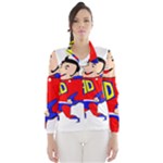 Fathers Day Super Dad Wind Breaker (Women)