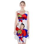 Fathers Day Super Dad Racerback Midi Dress