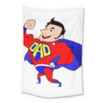 Fathers Day Super Dad Small Tapestry