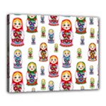 Russian Dolls Canvas 20  x 16  (Stretched)