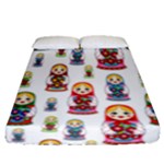 Russian Dolls Fitted Sheet (Queen Size)