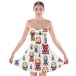 Russian Dolls Strapless Bra Top Dress