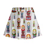 Russian Dolls Mini Flare Skirt