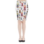 Russian Dolls Midi Wrap Pencil Skirt