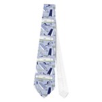 Blue Green Cricut Necktie (One Side)