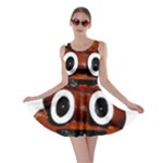 Happy Funny Poop Emoji Skater Dress