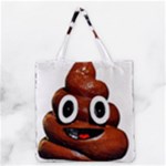 Happy Funny Poop Emoji Grocery Tote Bag