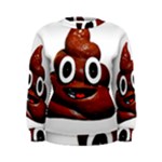 Happy Funny Poop Emoji Women s Sweatshirt