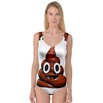 Happy Funny Poop Emoji Princess Tank Leotard 