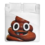 Happy Funny Poop Emoji Duvet Cover (Full/ Double Size)